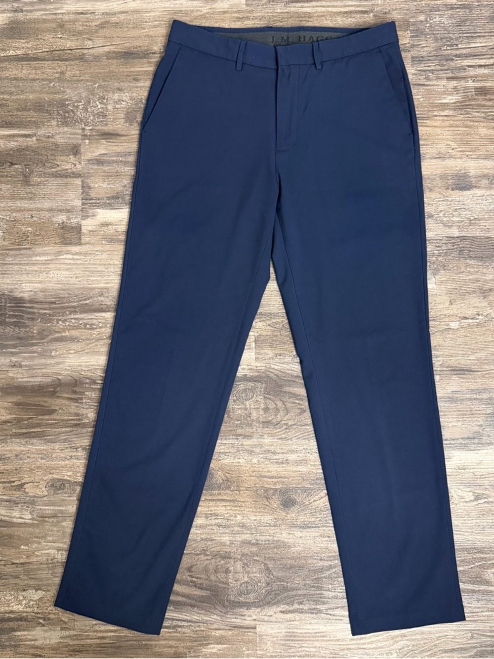 J.M. Haggar Men’s Navy Blue Slim Fit Dress Pants Size 33x32